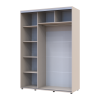 Tolóajtós gardróbszekrény Doros Sigma Slim kasmír 2 ajtó 150x60x214.4 (42005458)