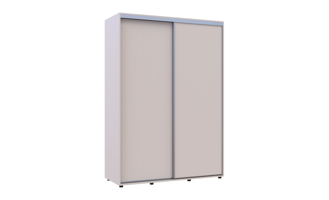 Tolóajtós gardróbszekrény Doros Sigma Slim kasmír 2 ajtó 150x60x214.4 (42005458)