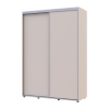 Tolóajtós gardróbszekrény Doros Sigma Slim kasmír 2 ajtó 150x60x214.4 (42005458)
