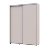 Tolóajtós gardróbszekrény Doros Sigma Slim kasmír 2 ajtó 160x45x214.4 (42005450)