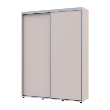 Tolóajtós gardróbszekrény Doros Sigma Slim kasmír 2 ajtó 160x45x214.4 (42005450)