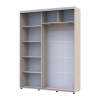 Tolóajtós gardróbszekrény Doros Sigma Slim kasmír 2 ajtó 160x45x214.4 (42005450)