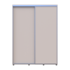 Tolóajtós gardróbszekrény Doros Sigma Slim kasmír 2 ajtó 160x45x214.4 (42005450)