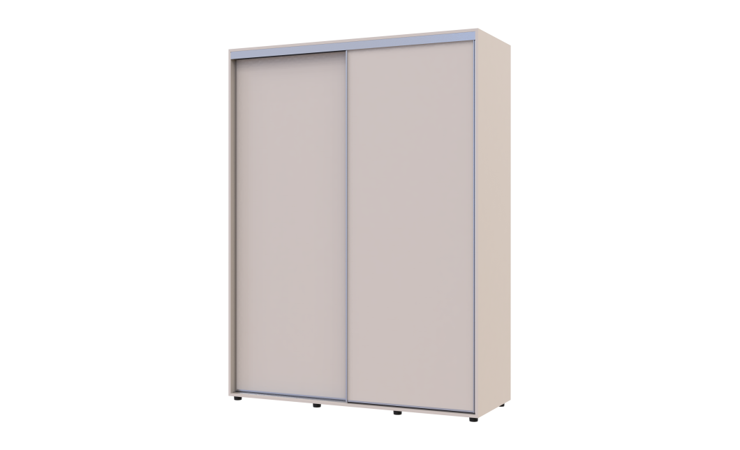 Tolóajtós gardróbszekrény Doros Sigma Slim kasmír 2 ajtó 160x60x214.4 (42005459)