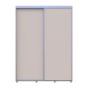 Tolóajtós gardróbszekrény Doros Sigma Slim kasmír 2 ajtó 160x60x214.4 (42005459)