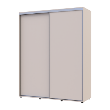 Tolóajtós gardróbszekrény Doros Sigma Slim kasmír 2 ajtó 170x60x214.4 (42005460)