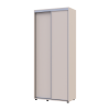 Tolóajtós gardróbszekrény Doros Sigma Slim kasmír 2 ajtó 90x45x214.4 (42005443)