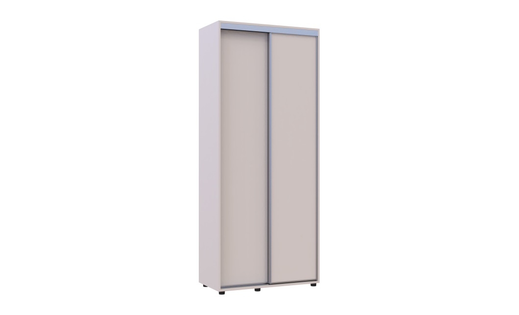 Tolóajtós gardróbszekrény Doros Sigma Slim kasmír 2 ajtó 90x45x214.4 (42005443)
