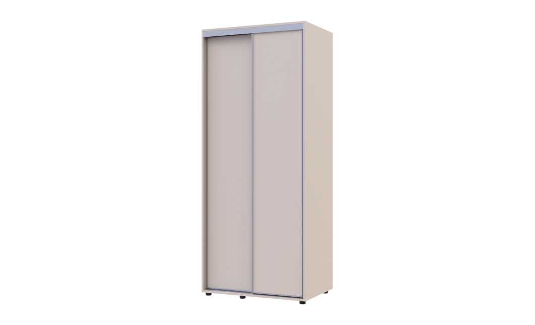 Tolóajtós gardróbszekrény Doros Sigma Slim kasmír 2 ajtó 90x60x214.4 (42005452)