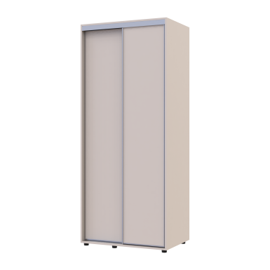 Tolóajtós gardróbszekrény Doros Sigma Slim kasmír 2 ajtó 90x60x214.4 (42005452)