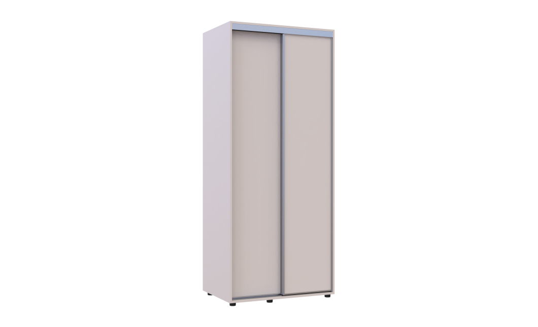 Tolóajtós gardróbszekrény Doros Sigma Slim kasmír 2 ajtó 90x60x214.4 (42005452)