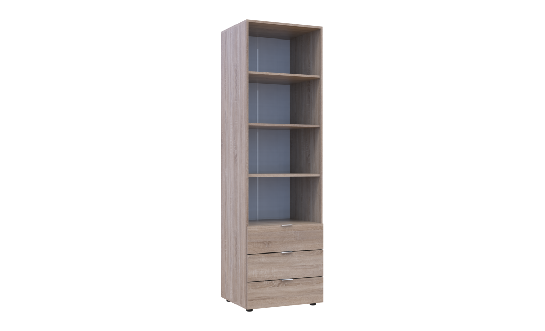 Oszlopos szekrény Doros Gelár Sonoma tölgy 3F 60х49.5х203.4 (41516131)