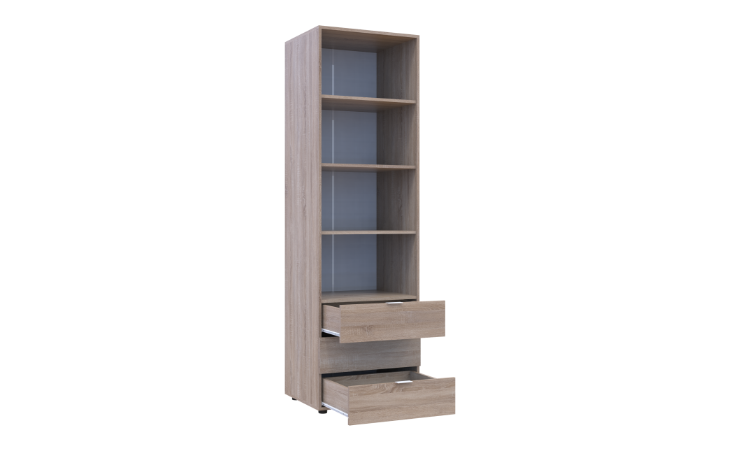 Oszlopos szekrény Doros Gelár Sonoma tölgy 3F 60х49.5х203.4 (41516131)