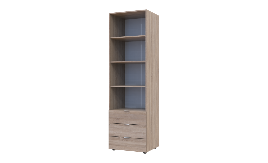 Oszlopos szekrény Doros Gelár Sonoma tölgy 3F 60х49.5х203.4 (41516131)