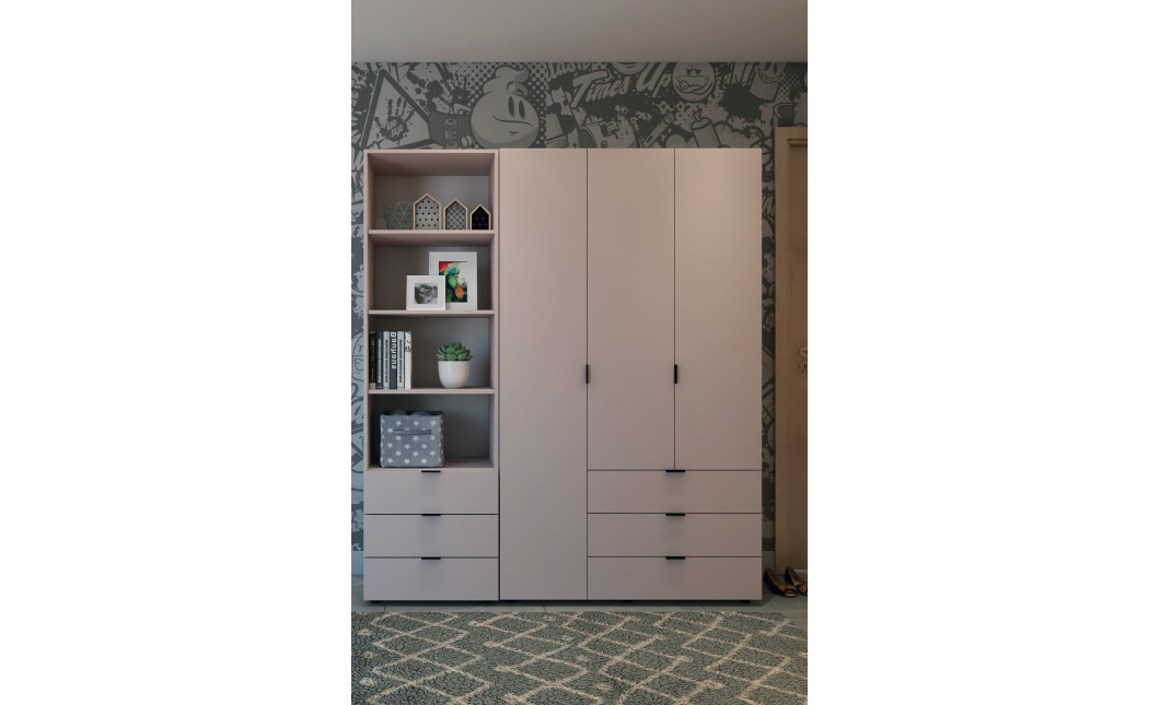 Oszlopos szekrény Doros Gelár Kasmír 3F 60х49.5х203.4 (41516130)