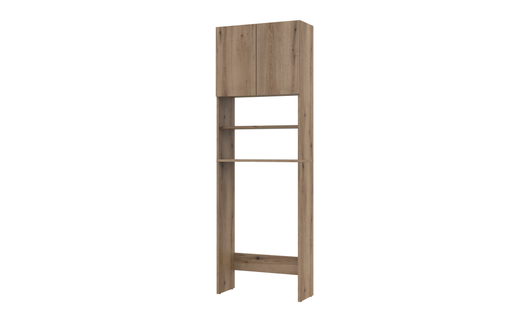 Mosógép szekrény Doros Lola Mini Ewok Tölgy 64x26,6x190 (41516205)