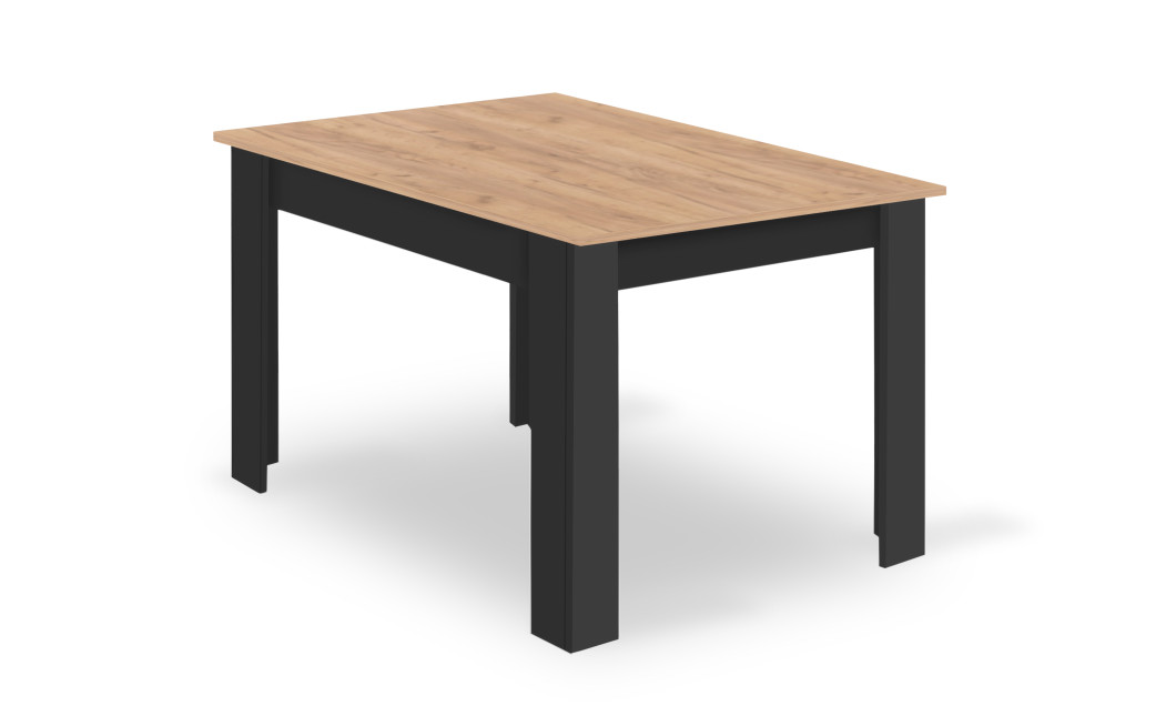 NP asztal 120x80 – Craft + fekete (100154081)