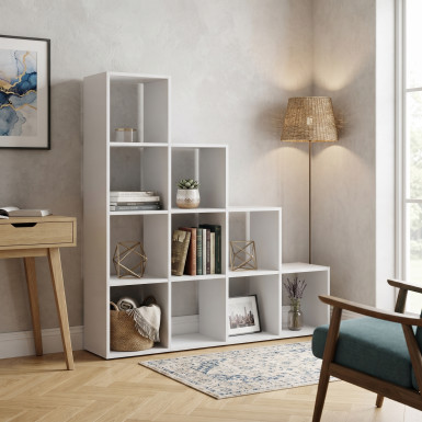 Polcrendszer Doros Step 4x4 Fehér nyitott 136.2х28.8х140.7 (41516166)