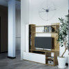 Szekrénysor Doros Kona Ewok tölgy / Fehér 151x40x147 (44900388)