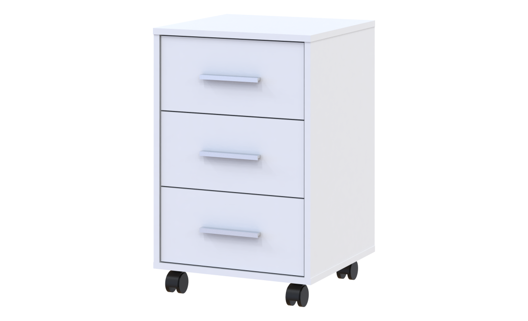 Kerekes szekrény Doros T3 Fehér / Fehér 43x42x66,4 (41902063)