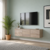 TV-állvány Doros Levia Sonoma tölgy 3 ajtó 130х35х33 (41516301)