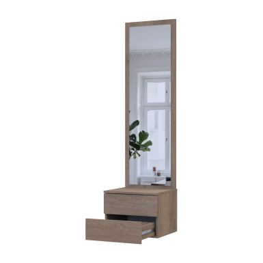 Szekrény tükörrel Doros Sola Сannolo/Kasmír Bútorlap / Tükör 45х40х168.6 (44900371)
